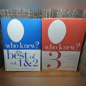 Who Knew? Bossolina & Lubin The Best of Vol 1, 2 &3 Book Set 2010